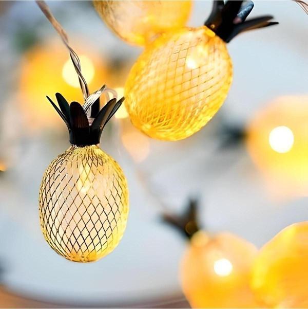 Mbb E-Ticaret Dekoratif Pilli Pineapple Ananas Pilli Şerit Led Işık (1 Metre) - Image 1