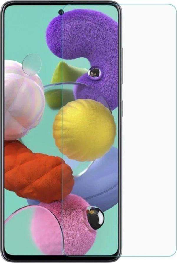 Mbb E-Ticaret Galaxy A51  Uyumlu  Ekran Koruyucu 9H Sert Temperli Kırılmaz Cam Koruma Şeffaf - Image 1