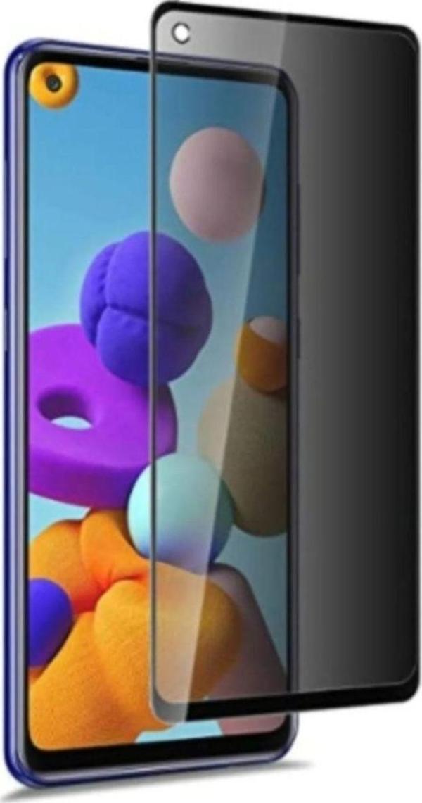 Mbb E-Ticaret Samsung A21S  Hylt Ekran Gizli Tam Kaplayan Kırılmaz Cam Seramik Ekran Koruyucu - Image 1