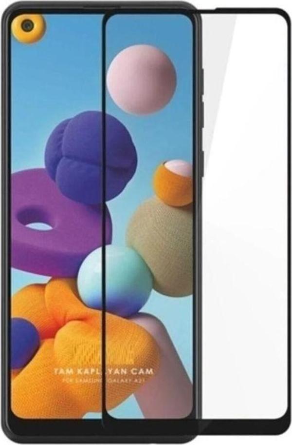 Mbb E-Ticaret Samsung A21S Uyumlu 9D Tam Kaplayan Parmak Izi Bırakmayan Ekran Koruyucu Film - Image 1