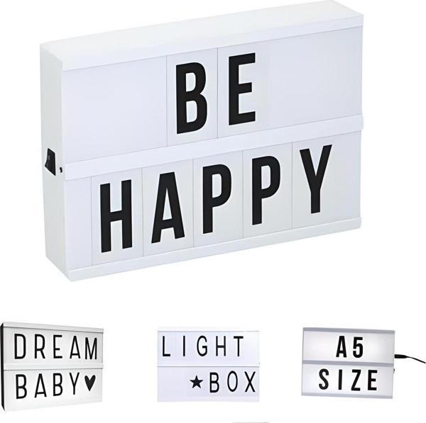 Mbb E-Ticaret Sinematik Lightbox Dekorasyon Aydınlatma Aksesuarları (A5 Boyut) - Image 1
