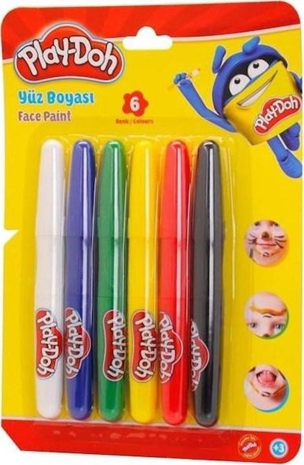 Play-Doh Yüz Boyası 6 Renk Yu001 - Image 1