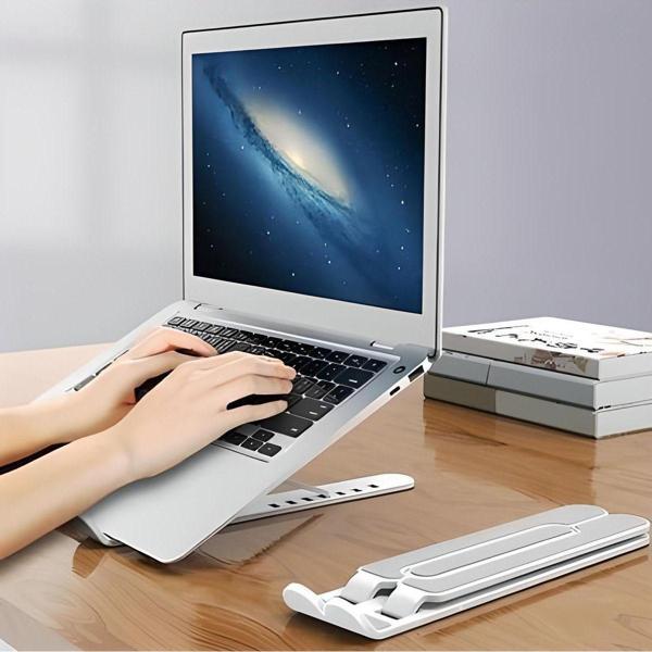 Mbb E-Ticaret Ayarlanabilir Plastik Dizüstü Destek Tabanı Katlanabilir Taşınabilir Laptop Sehpası Yükseltici - Image 1