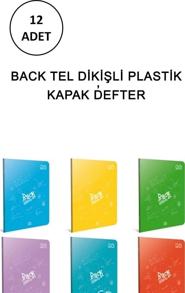 Mbb E-Ticaret Back Tel Dikişli Plastik Kapak Defter A5 60 Yaprak Çizgili - Image 1