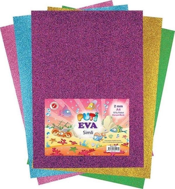 Mbb E-Ticaret A4 Simli Eva 10 Lu Karışık Renk Puti Viva.1130 - Image 1
