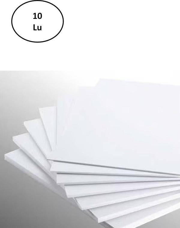 Mbb E-Ticaret Masis 50X70 Cm.Maket Kartonu Beyaz 3Mm 10'Lu Paket - Image 1