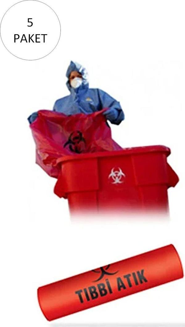 Mbb E-Ticaret Battal Boy 75 X 90 Cm 400 Gr 10 Lu Rulo X 5 Paket = 50 Adet (Kırmızı-Siyah Baskılı) - Image 1