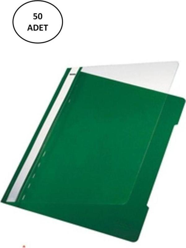 Mbb E-Ticaret Ticon Plastik Telli Dosya Yeşil 50 Li - Image 1