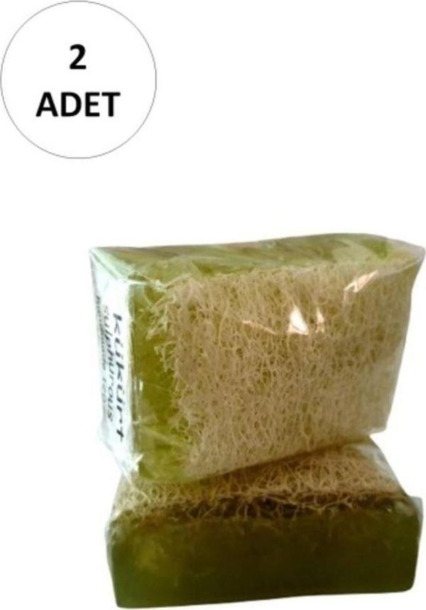 Mbb E-Ticaret 2 Adet Doğal Kabak Lifli Kükürt Sabunu - Image 1