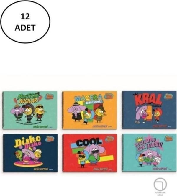 Mbb E-Ticaret Gıpta Kral Şakir Spiralli Resim Defteri 25X35Cm 15 Yaprak (12 Adet) - Image 1