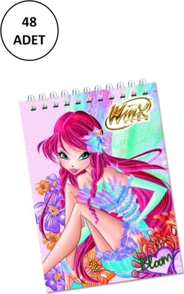 Mbb E-Ticaret Gıpta Winx Bloknot A7 Spiralli Mini 48 Adet - Image 1