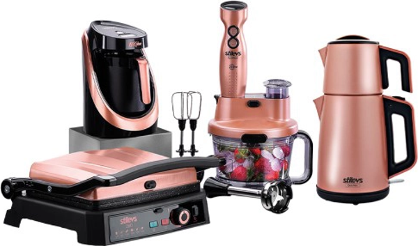 STİLEVS ELEKTRO SET SERİSİ 4'LÜ PAKET ROSY - Image 1