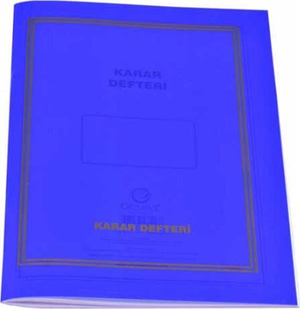 Mbb E-Ticaret Gülpaş Karar Defteri Plastik Kapak 21X30 Cm 40 Yaprak - Image 1