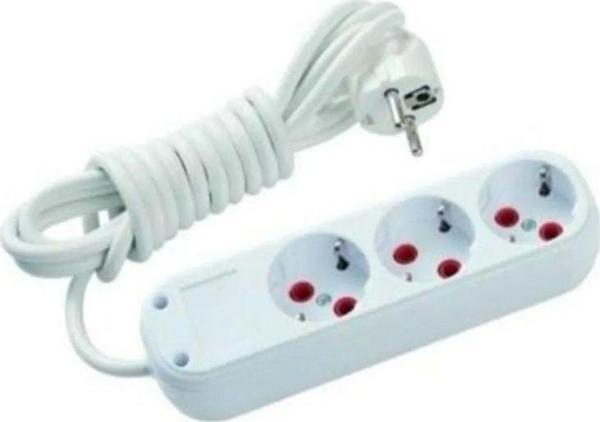 Mbb E-Ticaret 3'Lü Topraklı Kablolu Priz 3 Mt Ast 303 - Image 1