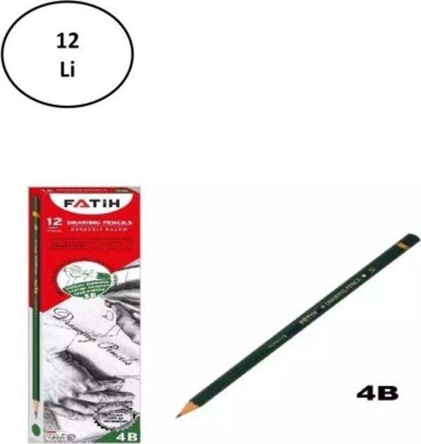  Fatih Fa15010Kl4B 12'Li 4B Dereceli Kurşun Kalem - Image 1