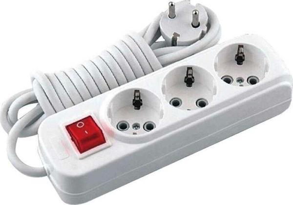 Mbb E-Ticaret Asel Ara Kablo 3 Lü 2 Metre Anahtarlı Priz - Image 1