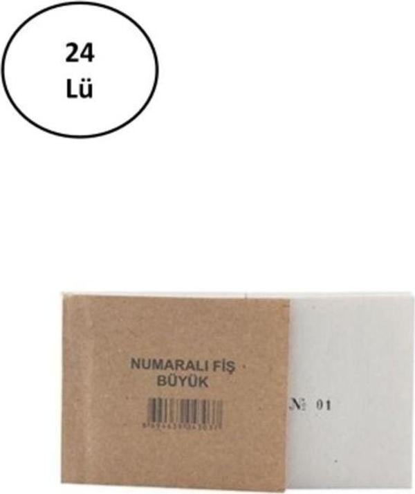 Mbb E-Ticaret Sam Numaralı Fiş Büyük Paketli 24'Lü - Image 1