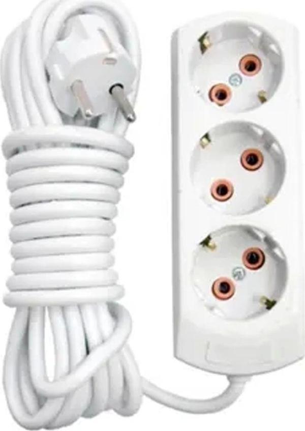 Mbb E-Ticaret Elektrik Uzatma Kablosu 3'Lü 7 Mt. Royaleks-82295 - Image 1