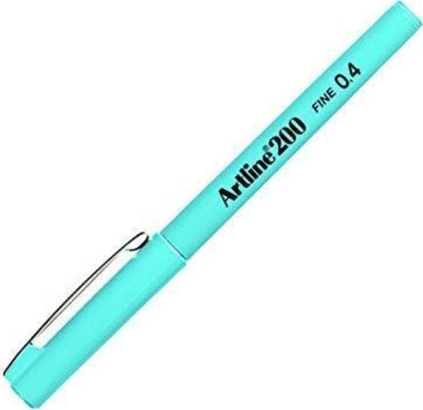 Mbb E-Ticaret 200N Fine Keçe Uçlu Yazı Kalemi, 0.4 Mm Açık Mavi - Image 1