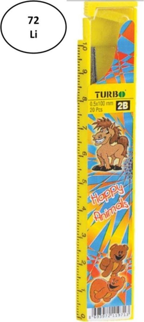  Fatih Turbo 2B New Cetvelli Dereceli Min 0,5/60 Mm Kalem Ucu 72'Li - Image 1
