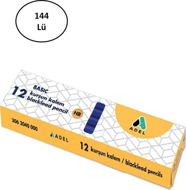 Mbb E-Ticaret Adel Basic Köşeli Daldırma Kurşun Kalem Hb 144'Lü - Image 1
