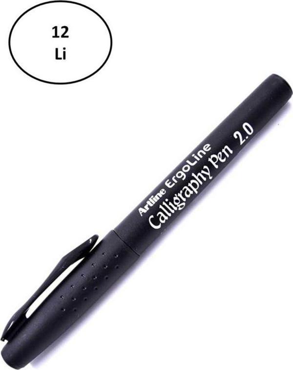 Mbb E-Ticaret Artline Supreme Calligraphy Pen 2.0 Arabic Kaligrafi Kalemi 12'Li - Image 1