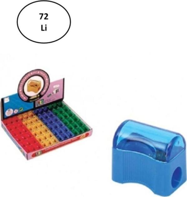 Mbb E-Ticaret Kapaklı Sandıklı Kalemtıraş 72'Li - Image 1