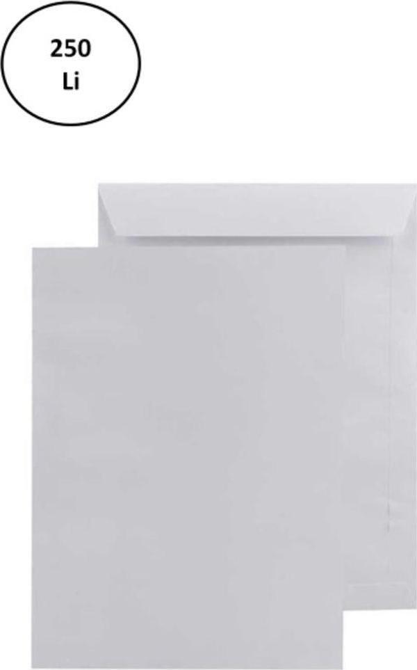  Asil Doğan As-0853 1. Hamur Torba Zarf Extra Silikonlu 24X32 110 Gr Beyaz 250'Li - Image 1