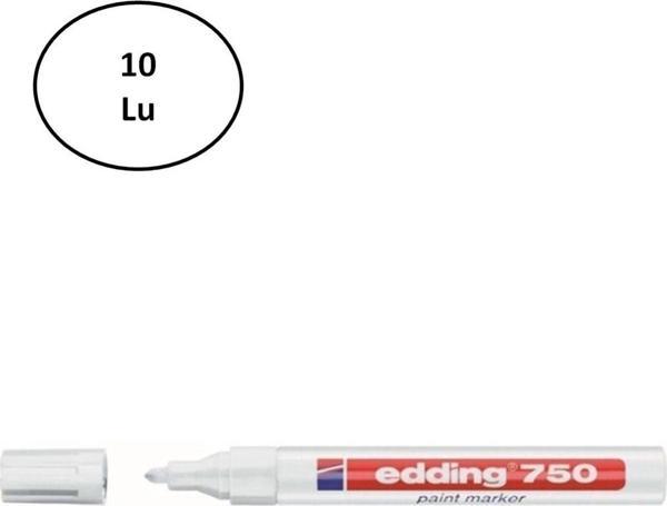 Mbb E-Ticaret Boya Dekor Markörü Beyaz E-750 10'Lu - Image 1