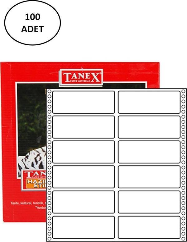 Mbb E-Ticaret Taneks 35X97 Mm Bilgisayar Etiketi 100 Lü - Lisinya - Image 1