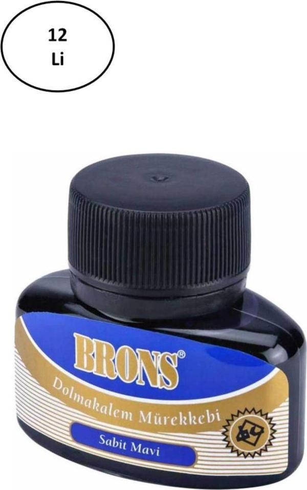 Mbb E-Ticaret Brons Dolma Kalem Mürekkebi Mavi Br-312 12'Li - Image 1