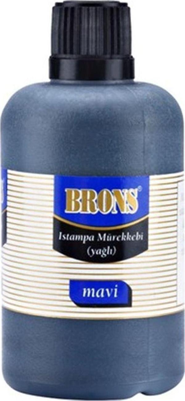 Mbb E-Ticaret Brons Istampa Mürekkebi Yağlı 500 Cc Mavi Br-320 - Image 1