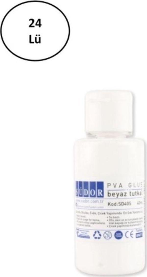 Mbb E-Ticaret Südor Beyaz Tutkal 40 Ml 24'Lü - Image 1