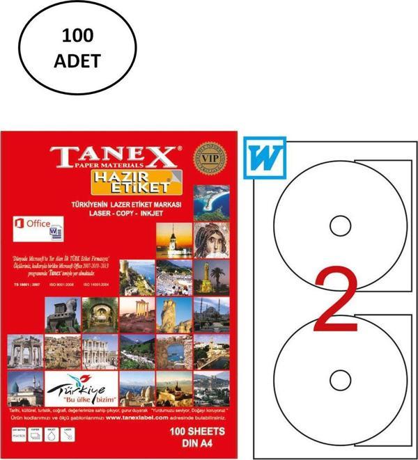Mbb E-Ticaret Tanex Laser Etiket 100 Lü 117Mm - Image 1