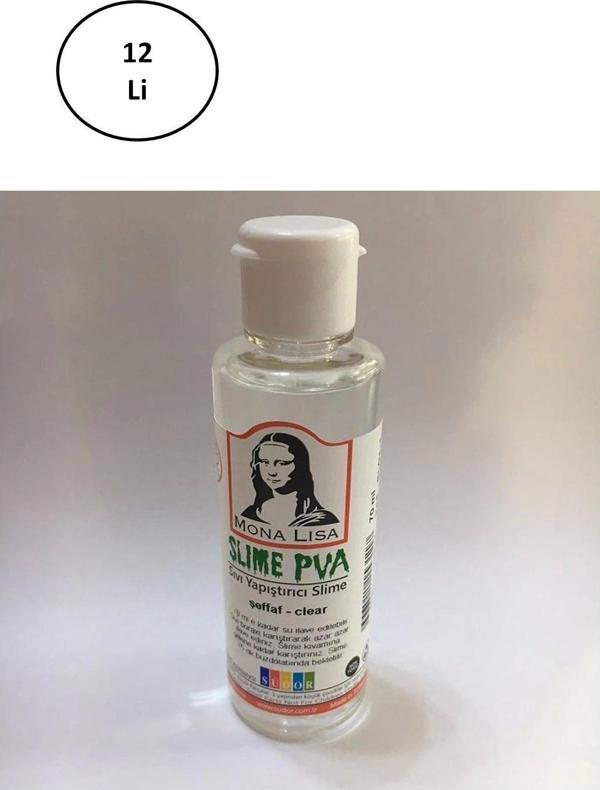 Mbb E-Ticaret Südor Sıvı Yapıştırıcı Slime Şeffaf 70 Ml 12'Li - Image 1