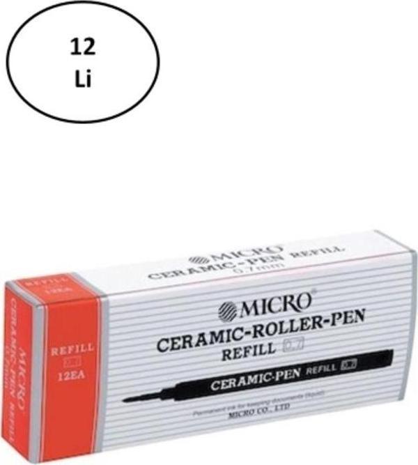Mbb E-Ticaret Mikro Micro Ceramic Refil Kırmızı 0,7 12'Li - Image 1