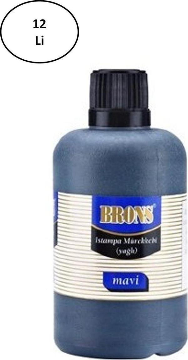 Mbb E-Ticaret Brons Stampa Mürekkebi Mavi 30 Cc 12'Li - Image 1