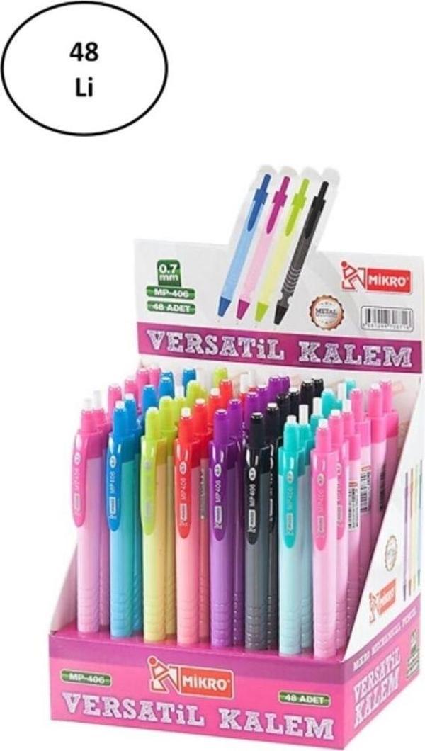 Mbb E-Ticaret Mikro Mp 406-48 Standlı Versatil Kalem 0.7 Mm 48'Li - Image 1