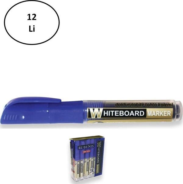 Mbb E-Ticaret Rubenis Rbm-102/M Kartuşlu Tahta Kalemi Mavi 12'Li - Image 1
