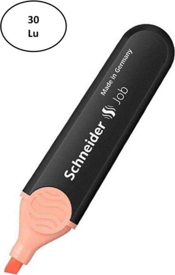 Mbb E-Ticaret Schneider Scf092 Job Pastel 1-4,5 Mm Şeftali Fosforlu Kalem 10'Lu - Image 1