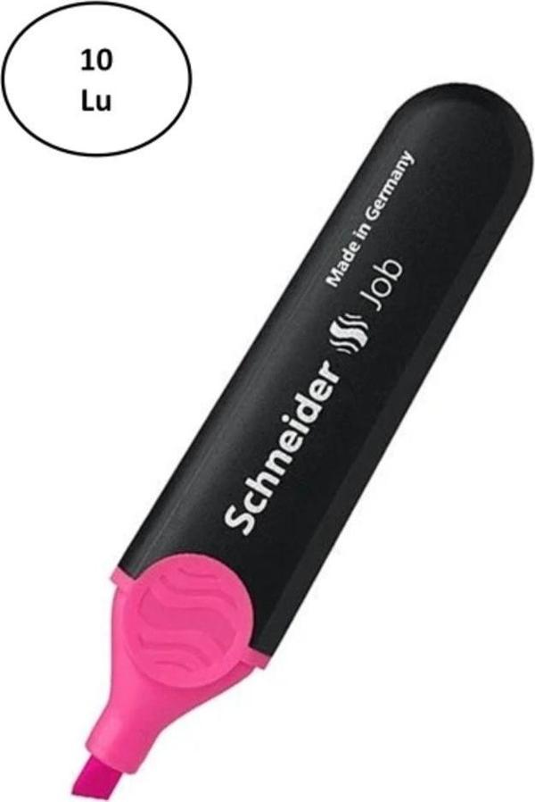Mbb E-Ticaret Schneider Scf102 Job 150 1-4,5 Mm Pembe Fosforlu Kalem 10'Lu - Image 1