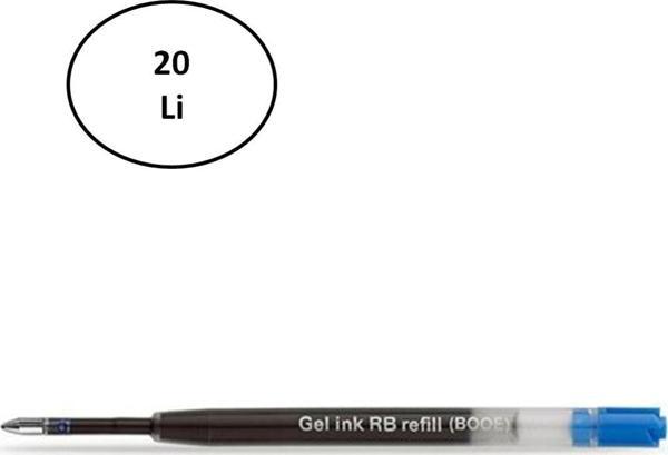 Mbb E-Ticaret Scrikss Mavi 20 Li Roller Kalem Refili - Image 1