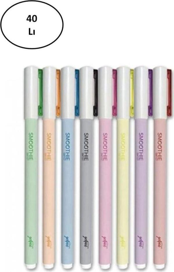 Mbb E-Ticaret Scrikss Roller Kalem Smoothie Jel Karışık Renkler T00Sbcc7Sjp40A (40 Lı Kutu) - Image 1