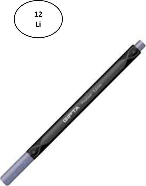 Mbb E-Ticaret Thick 0.4 Mm Fineliner Yeşil Eflatun Kalem 12'Li - Image 1