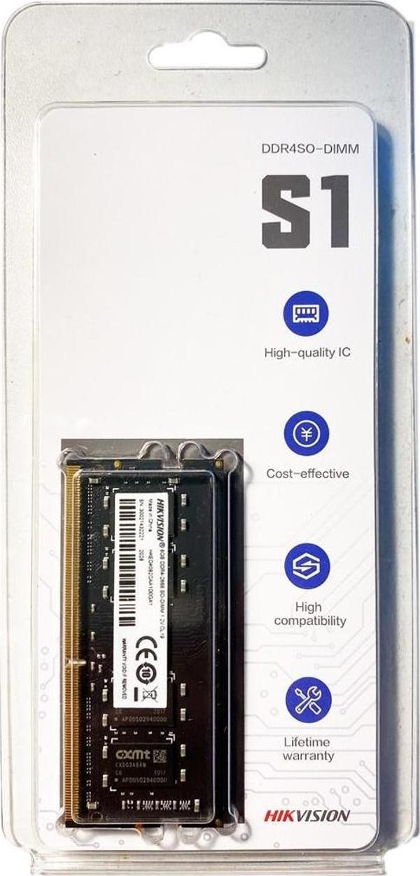 Hikvision S1 DDR4 3200MHz 8GB SODIMM 260Pin 1.2V CL22 Notebook Ram - Image 1