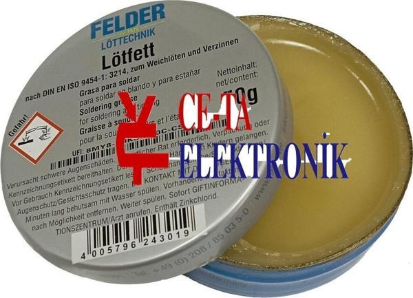 Alman Malı Felder Lötfett Lehim Pastası Havya Pastası 50 gr - Germany - Image 1