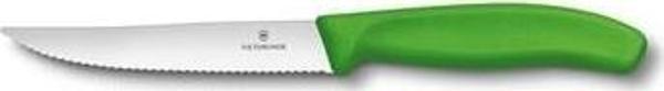 Victorinox Gourmet Steak-Biftek ve Pizza Bıçağı 12cm Testere Ağızlı Yeşil - Image 1
