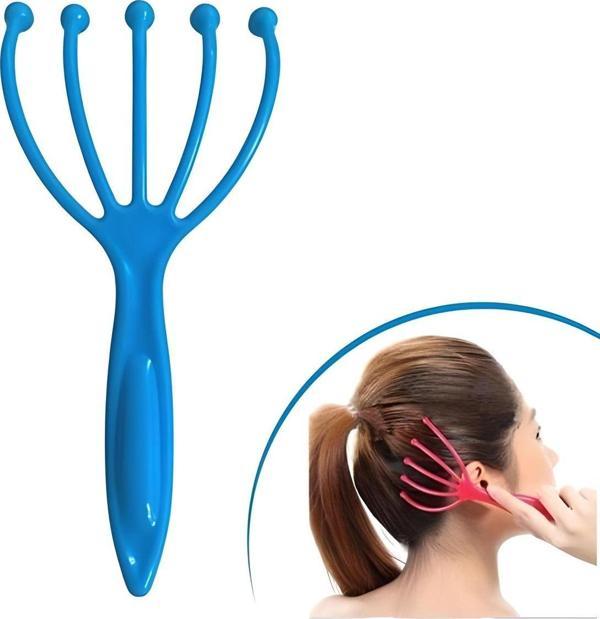 Mbb E-Ticaret Çok Fonksiyonlu 5 Uçlu Bilyeli Baş Boyun Bacak Kol Masaj Aleti Stres Alıcı Ve Rahatlatıcı Mavi - Image 1
