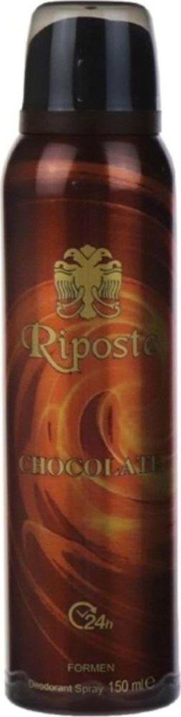 Mbb E-Ticaret Riposte 24 Saat Etkili Erkek Deodorant - Chocolate - 150 Ml - Image 1