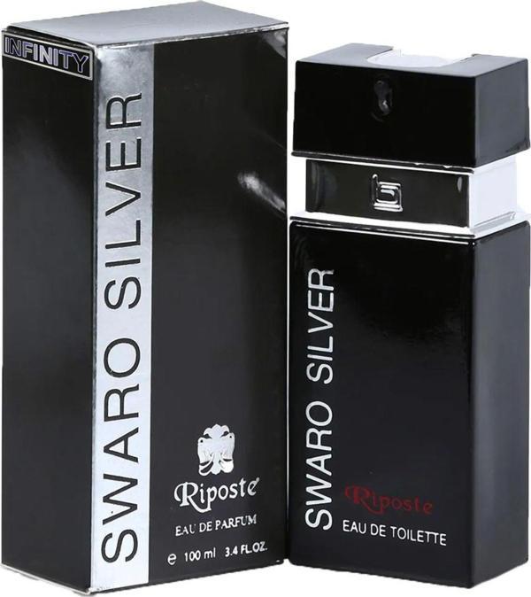 Mbb E-Ticaret Riposte 24 Saat Etkili Erkek Parfüm - Swaro Silver - For Men 100 Ml - Mdn5076-9494 - Image 1